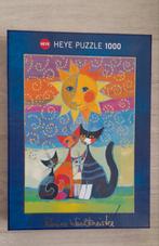 Rosina Wachtmeister katten puzzel van 1000 stukjes., Hobby en Vrije tijd, Denksport en Puzzels, Ophalen of Verzenden, Zo goed als nieuw