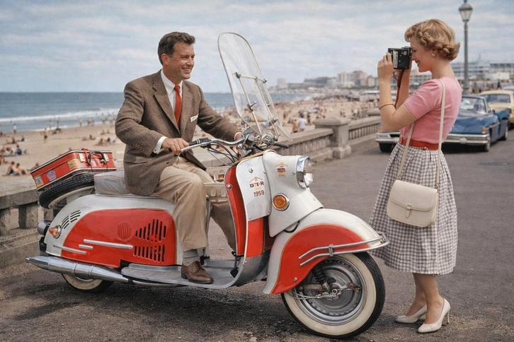 Scooter 1959 Iwl 150cc🥰, Motoren, Motoren | Oldtimers, Scooter, 11 kW of minder, 1 cilinder, Ophalen of Verzenden