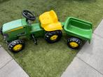 John deere trap tractor met aanhanger, Kinderen en Baby's, Speelgoed | Buiten | Skelters, Ophalen, Zo goed als nieuw, Overige merken