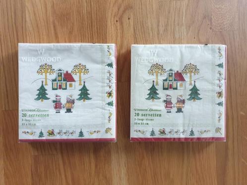 Windsor christmas AH kerst pakjes servetten kerstservies, Huis en Inrichting, Keuken | Servies, Nieuw, Wedgwood, Overige materialen