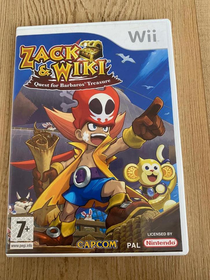 Nintendo WII Zack & Wiki quest for barbaros treasure, Spelcomputers en Games, Games | Nintendo Wii, Zo goed als nieuw, Avontuur en Actie