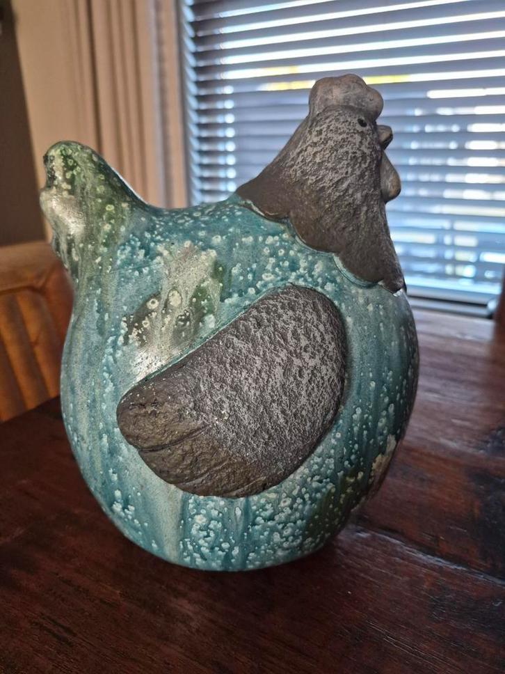 Keramische Kip Decoratie, Antiek en Kunst, Antiek | Keramiek en Aardewerk, Ophalen of Verzenden