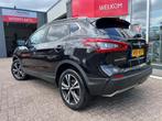 Nissan Qashqai 1.6 Tekna, navi, pdc, panodak, 1e eigenaar, Voorwielaandrijving, Parkeersensor, Gebruikt, Zwart