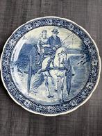 Delfts blauw bord by Boch-Belgium, Antiek en Kunst, Ophalen