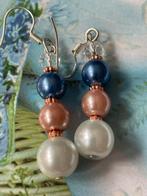 Driekleur glasparels, Ophalen of Verzenden, Nieuw, Glas, Hangers