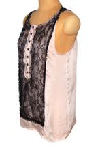 AN'GE topje, top, lace, zalm / roze, Mt. M, Maat 38/40 (M), Verzenden, Zo goed als nieuw, Roze