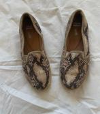 Clarks Instappers met slangenprint - Maat 39, Ophalen of Verzenden, Gedragen, Bruin, Instappers