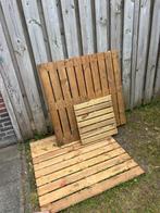 Houten vlondertegels, Ophalen, Hout