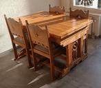 oude klooster tafel en stoelen, Huis en Inrichting, Ophalen, Gebruikt