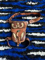 Boho heup/bovenbeen saddle bag schouder tas., Bruin, Overige typen, Ophalen of Verzenden, Zo goed als nieuw