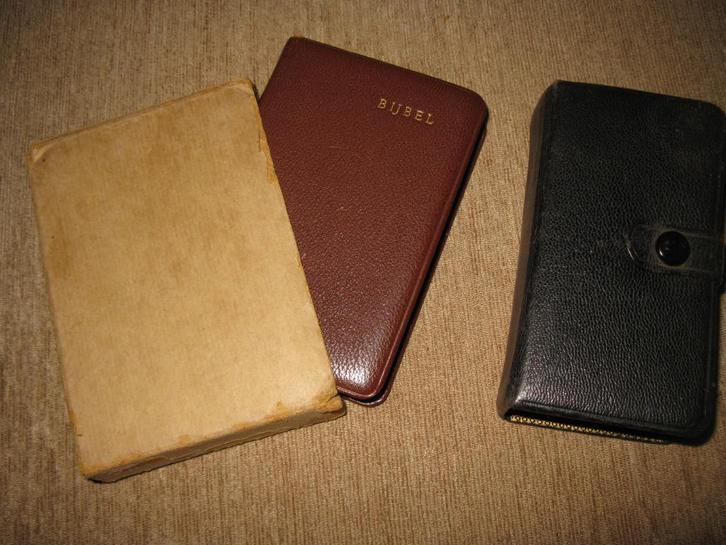 2 Oude bijbeltjes, 1900?, Antiek en Kunst, Antiek | Boeken en Bijbels, Ophalen of Verzenden