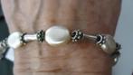 Zilver armband met parels gemerkt Z11 oud zilver nummer, Ophalen of Verzenden, Zo goed als nieuw, Zilver, Zilver