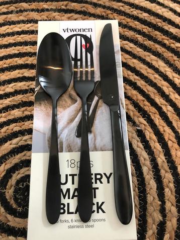 Bestek zes couverts mat zwart vtwonen 30-delig beschikbaar voor biedingen
