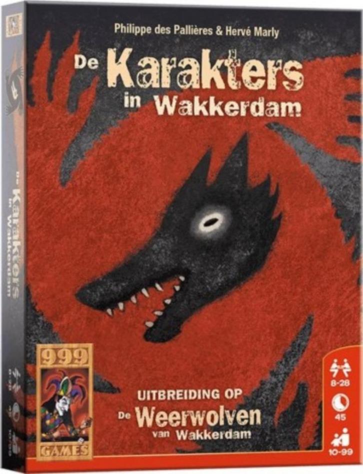 De Weerwolven van Wakkerdam Karakters 999 Games Nieuw, Hobby en Vrije tijd, Gezelschapsspellen | Kaartspellen, Nieuw, Een of twee spelers