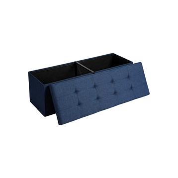 Opbergbank - Blauw - meubel beschikbaar voor biedingen