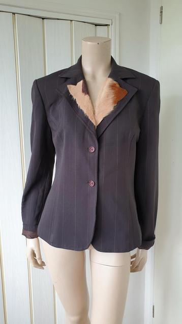 Lei Lei Italy jasje bruin maat 38/40 wol blend  beschikbaar voor biedingen