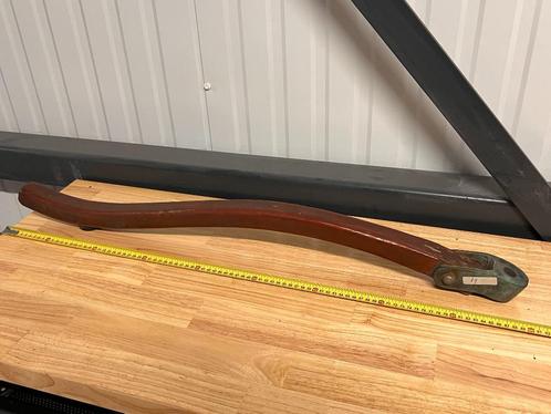 Gebogen helmstok met bronzen beslag 85 cm, Watersport en Boten, Accessoires en Onderhoud, Gebruikt, Overige typen, Ophalen of Verzenden