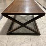 Vintage houten tafel, Huis en Inrichting, Tafels | Salontafels, 50 tot 100 cm, Rechthoekig, Zo goed als nieuw, Ophalen