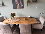 Eetkamer tafel en 4 stoelen, Ophalen, Gebruikt