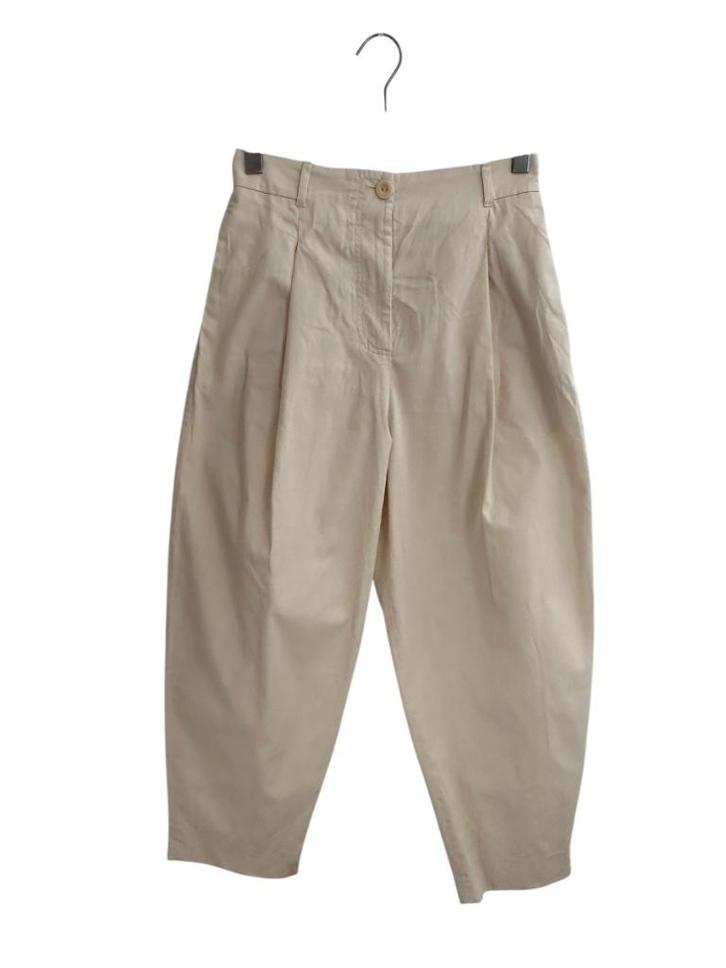 COS broek beige S, Kleding | Dames, Broeken en Pantalons, Zo goed als nieuw, Maat 36 (S), Beige, Lang, Ophalen of Verzenden