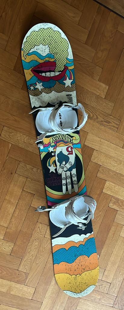 Snowboard Nitro 153 cm, Snowboard schoenen Burton maat 41, Sport en Fitness, Snowboarden, Zo goed als nieuw, Board, Ophalen of Verzenden