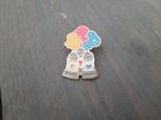1 pin van 3 verftubes met gele/roze en blauw verf te koop, Ophalen of Verzenden, Nieuw, Overige onderwerpen, Speldje of Pin