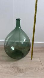 Gistfles / vaas 40cm hoog groen, Huis en Inrichting, Woonaccessoires | Vazen, Ophalen, Overige kleuren, Minder dan 50 cm, Glas