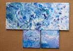 Nieuw handgemaakt schilderij 3 delig, Ophalen, 50 tot 75 cm, Nieuw, Schilderij