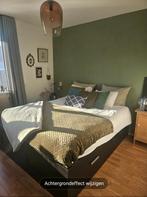 Ikea Brimnes Bed - Tweepersoons 160x200, Ophalen, Gebruikt, Zwart, Tweepersoons