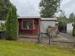 Mooie uitgebouwde houten chalet te koop, Caravans en Kamperen