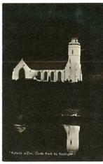 AK Katwijk aan Zee - Oude Kerk bij flootlight, Verzamelen, Ansichtkaarten | Nederland, Verzenden, 1940 tot 1960, Ongelopen, Zuid-Holland