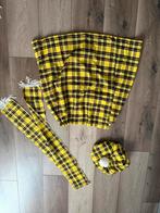 Schotse Rok Carnaval Pak M met Sjaal en Muts, Maat 38/40 (M), Carnaval, Ophalen of Verzenden, Zo goed als nieuw