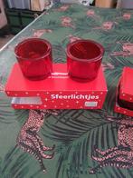 Rode waxine lichtjes 4x, Diversen, Kerst, Ophalen, Nieuw