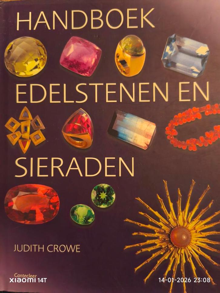 Handboek Edelstenen en Sieraden - Judith Crowe, Boeken, Hobby en Vrije tijd, Zo goed als nieuw, Overige onderwerpen, Ophalen of Verzenden