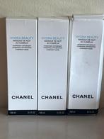 3 x Chanel Hydra Beauty Overnight Mask With Camellia 100ml, Ophalen of Verzenden, Nieuw, Gehele gezicht, Verzorging