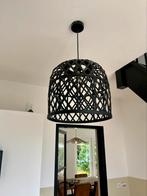 Zwarte rotan lampenkap van Kwantum, Huis en Inrichting, Lampen | Hanglampen, Ophalen of Verzenden, Zo goed als nieuw, Minder dan 50 cm