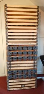 Bedframe inclusief lattenbodems ErgoFit voor 160x210 cm, Ophalen, Overige materialen, Gebruikt, Bruin