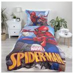Spiderman Dekbedovertrek 140 x 200 cm - City Glider - Katoen, Ophalen of Verzenden, Nieuw, Jongetje, Dekbedovertrek