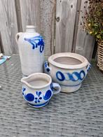 Keulse Potten Set - Handgemaakt Aardewerk, Antiek en Kunst, Antiek | Keramiek en Aardewerk, Ophalen of Verzenden