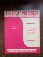The great pretender (bladmuziek, 1955), Muziek en Instrumenten, Bladmuziek, Rock en Metal, Overige soorten, Gebruikt, Ophalen of Verzenden