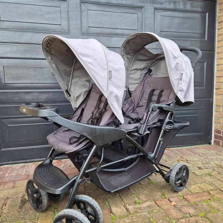 Duo kinderwagen buggy, Kinderen en Baby's, Tweelingen en Meerlingen, Kinderwagen of Buggy, Ophalen of Verzenden