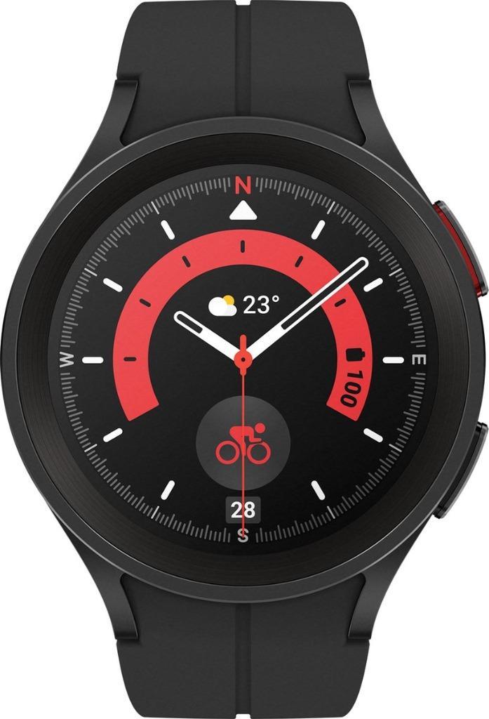 Samsung Galaxy Smartwatch pro5/LTE 5G, Sieraden, Tassen en Uiterlijk, Smartwatches, Nieuw, Android, Zwart, Afstand, Calorieverbanding