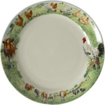 Gebaksborden Koe - Kip Wiebe van der Zee servies beschikbaar voor biedingen