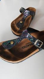 Birkenstock (maat 40) Gizeh - Shiny Snake Black Multi, Kleding | Dames, Schoenen, Overige kleuren, Zo goed als nieuw, Birkenstock