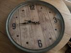 Ronde klok, Huis en Inrichting, Woonaccessoires | Klokken, Ophalen of Verzenden, Zo goed als nieuw