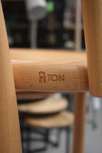 1 x barkruk barstoel TON No 18 hout naturel thonet model, Huis en Inrichting, Barkrukken, Ophalen, Met voetsteun, 60 tot 90 cm