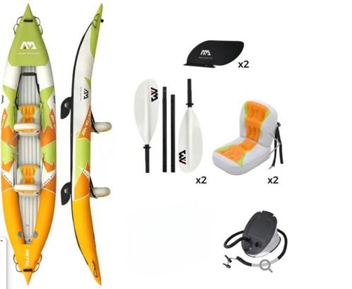Opblaasbare Kayak van Aquamarina type Betta 412 2xpersoons, Watersport en Boten, Kajaks, Zo goed als nieuw, 1-persoons, Ophalen of Verzenden