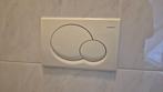 GEBERIT drukknop wit 24,5 x 16,5 cm, Ophalen of Verzenden, Zo goed als nieuw, Toilet