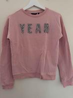 Roze “YEAH” sweater Coolcat met steentjes, Ophalen of Verzenden, Zo goed als nieuw, Meisje, Trui of Vest