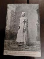 Koningin Wilhelmina in Friesch costuum tijdens bezoek, Ophalen of Verzenden, Gebruikt, Nederland, Kaart, Foto of Prent